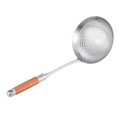 伊格尔316L不锈钢胡桃木手柄漏勺