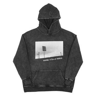 Godspeed You Black Emperor 神佑黑帝后摇纯棉水洗连帽卫衣帽衫