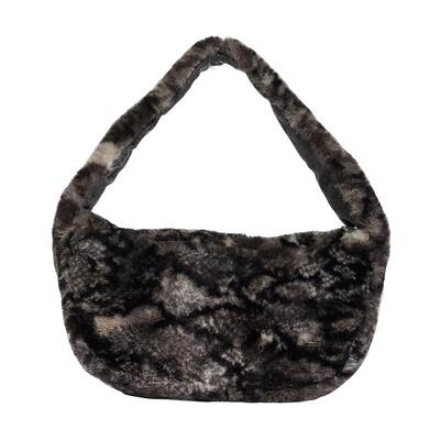 阿迪达斯三叶草女运动毛绒挎包