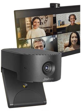 Jabra捷波朗Panacast 20个人远程视频会议网络直播摄像头高清4K腾讯/钉钉/微软认证 USB 即插即用