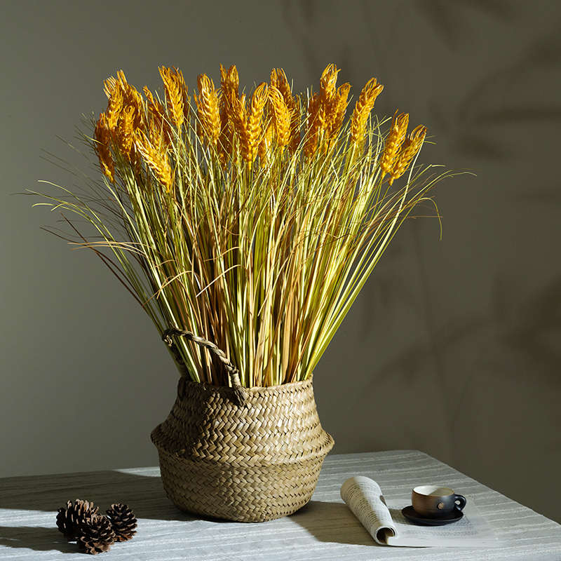 仿真大麦穗稻穗稻谷稻子谷子塑料黄水稻稻谷婚庆装饰布景跳舞道具