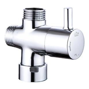 花洒分水器一进二出角阀龙头4分6分内外丝淋浴转换配件分流器接头