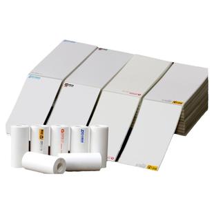 三防热敏打印纸一联折叠式76mm*130mm热敏纸空白通用圆中申通百世包牌邮政丰网菜鸟标签纸快递电子面单包邮