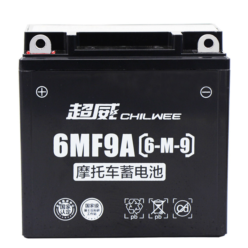 摩托车电瓶12v9ah通用钻豹太子