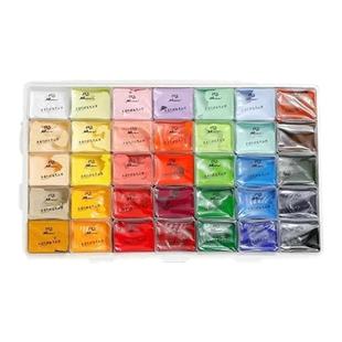 马蒂斯水粉颜料纳米果冻颜料42色套装80ml套装丙粉49色35冰心画材美术生专用埃德加工具套装专业初学者水粉画