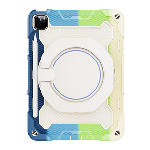 原调2024款ipadpro保护壳360旋转适用air5保护套4带笔槽mini6苹果11寸平板防摔防弯摔9代8全包12.9带支架