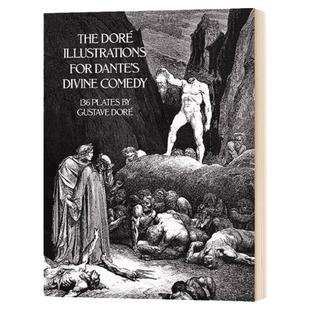 但丁神曲插图集 英文原版 The Divine Comedy The Plates of Gustave Dore 古斯塔夫多雷The Doré Bible作者Gustave Dore英语书籍