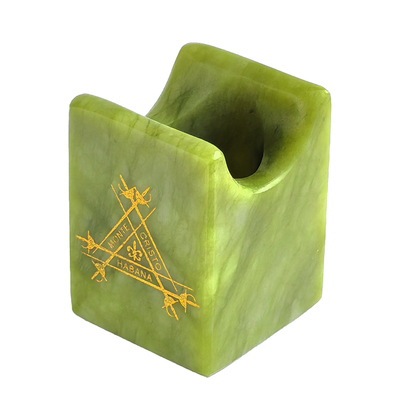 玉石雪茄托大口径烟槽便携持灰器