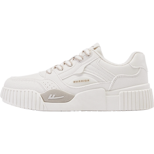 回力官方旗舰店女鞋运动鞋女款2025秋季新款皮面板鞋软底小白鞋女