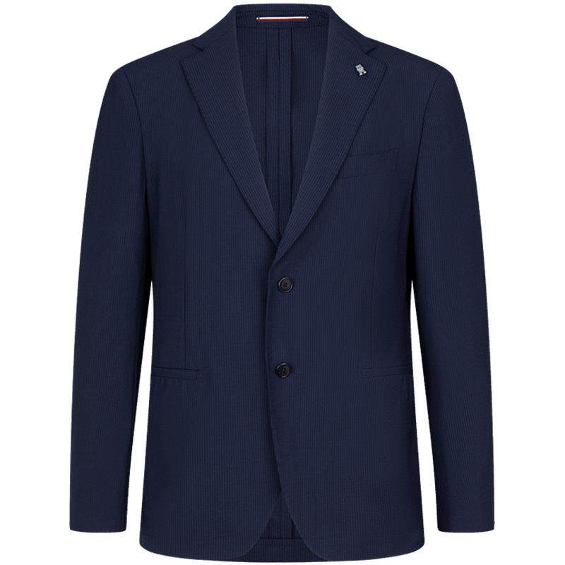 TommyLARDINI条纹修身西服套装