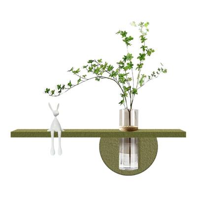 奶油风餐厅装饰画水培绿植挂画
