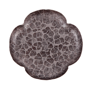 手作银制杯垫功夫茶具茶道零配件银茶杯托隔热垫复古银器银茶托垫