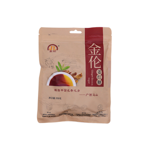 广西老姜生姜红糖 350g 袋装 纯手工粉状 非独立装金伦红糖散装糖
