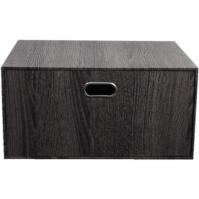 抽屉式黑色大号书桌下柜装收纳盒