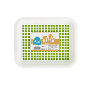 茶花托盘长方形家用客厅放茶杯茶盘沥水塑料果盘零食盘茶具装饺子