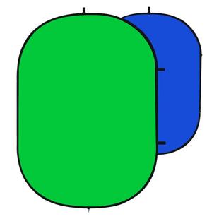 天锐绿布抠像背景布板外拍双面可折叠便携抠图蓝幕户外室内视频拍摄特效扣图支架专业影视设备道具直播间背景