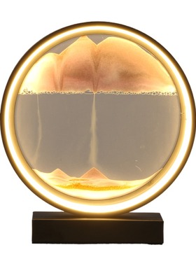 结婚乔迁新居沙漏礼物流沙画山水