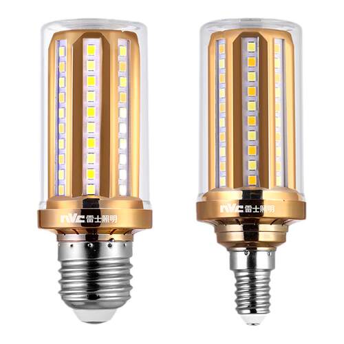 雷士照明led灯泡e27e14小螺口超亮三色变光家用吊灯玉米泡节能灯