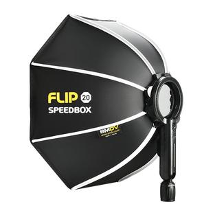 韩国smdv Flip20/24/28/32便携式快拆八角柔光箱快开快装摄影户外柔光罩神牛V1外拍ad200pro机顶热靴闪光灯