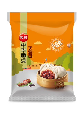 广州酒家叉烧包方便早餐半成品