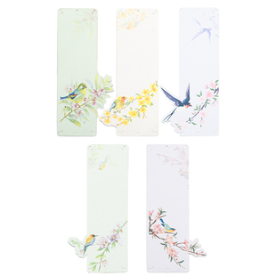 善琏湖笔随春生纸书签精致古典中国风手写书法空白diy作品纸小学生纸质阅读书画纸自制高颜值流苏创意卡