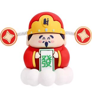 新款财神爷汽车摆件高档车内装饰品男女车载中控台创意可爱