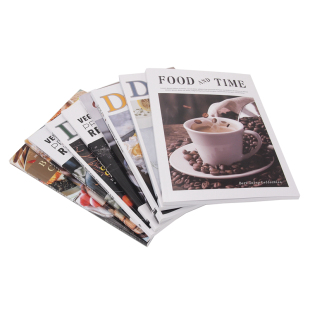 样板房软装仿真杂志 西餐美食装饰书拍摄背景道具 样板间现代真书