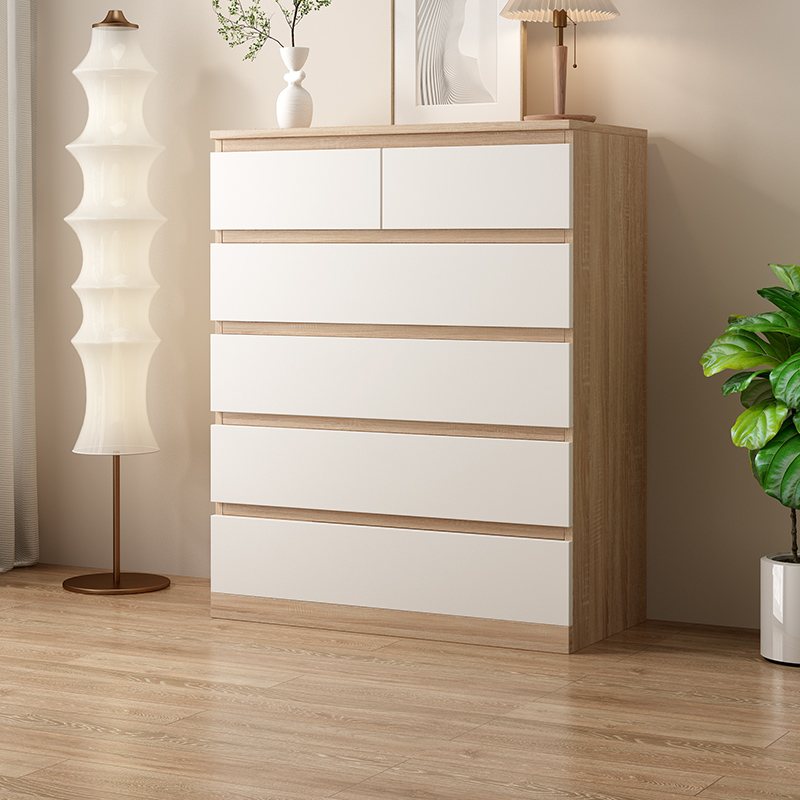 五斗柜简约现代储物柜家用卧室斗柜收纳柜客厅靠墙实木组合抽屉柜