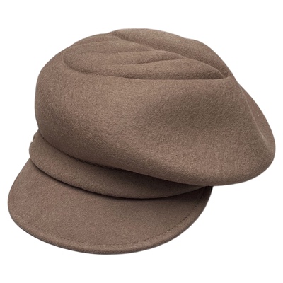 正确帽型不对称羊毛呢马术帽好货