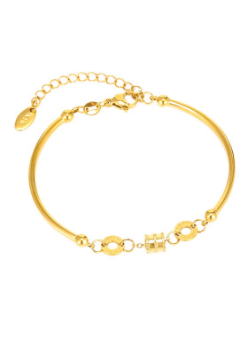 弯管小蛮腰半镯手链女高级感轻奢精致手镯链小众设计感气质手饰