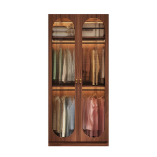 中古风钢制衣柜铁皮柜复古环保铁艺金属衣柜大容量卧室储物收纳柜