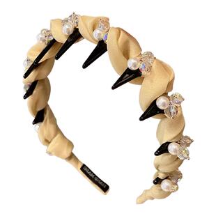 高级感发箍女2025新款发带高颅顶洗脸专用头箍压发卡秋冬发捆头饰