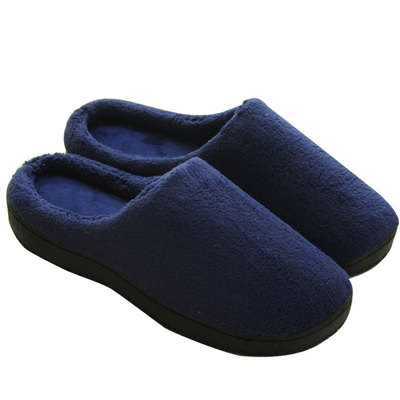 棉拖鞋外贸防滑厚底情侣简约居家