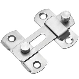 免打孔不锈钢门搭扣锁扣防盗门锁移门插销粘贴式推拉房门门栓门扣