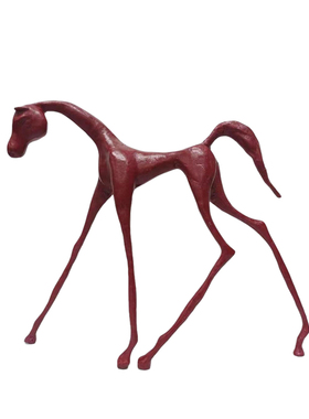 新中式风抽象玄关博古架软装饰品