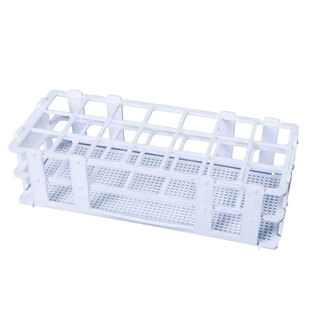 劲尘 塑料试管架 组装可拆13 16 20 25 30mm塑料离心管架 病毒采样管架