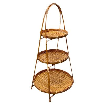 竹编提篮竹制品果盘水果篮收纳筐