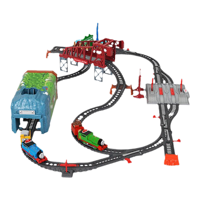 【新年礼物】托马斯轨道大师系列经典火车站轨道套装电玩具