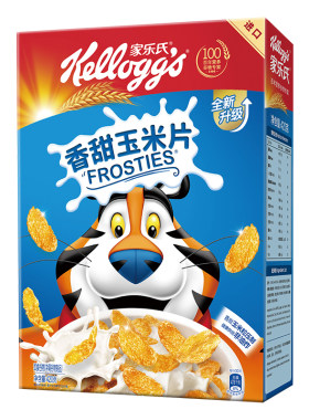 家乐氏进口麦片香甜玉米片420g即食冲饮谷物儿童早餐食品泡奶代餐