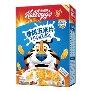 家乐氏进口麦片香甜玉米片420g即食冲饮谷物儿童早餐食品泡奶代餐