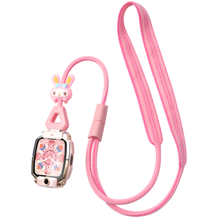 适用小天才儿童电话手表Z12Z10挂脖套Z11挂绳Z9AZ7ProZ8少年版Z6ProQ3D3SD2Q1AU3Q1R可调节长度挂绳