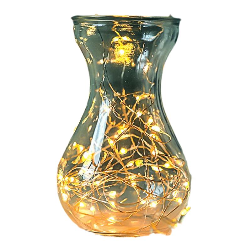 LED小彩灯满天星灯串礼物礼盒礼品装饰铜丝灯鲜花花束包装纸材料