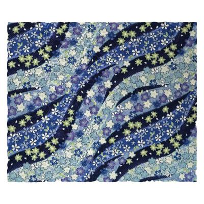 日本进口布料seven聚酯纤维面料印染DIY手工连衣裙服装布花蕴浮梦