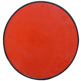 圆凳面板实木凳面加厚面圆形塑料直径29cm钢筋凳木面凳子配件坐面