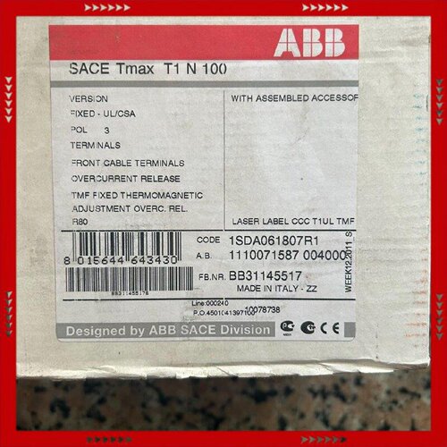 【问价】断路器SACE-Tmax   T1N100-80A