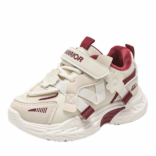 回力童鞋女童加绒运动鞋2025新款冬季二棉鞋加厚高颜值儿童老爹鞋