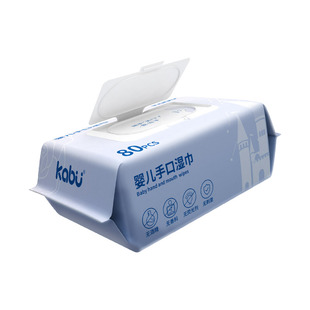 卡布星空城堡婴儿手口湿巾宝宝专用湿纸巾洗脸巾湿巾纸家庭装整箱