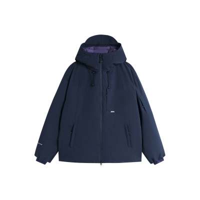 ATRY冲锋羽绒服防水印花连帽外套