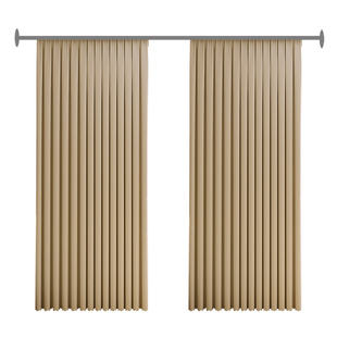 奶油色全遮光窗帘2026新款卧室客厅阳台防晒隔热免打孔安装遮阳布