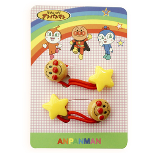 新款儿童发夹 4CM小发夹发量少宝宝边夹 面包超人刘海夹发绳发圈